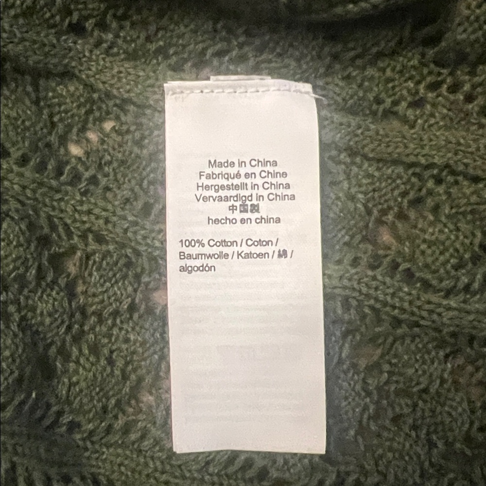 J. Crew Olive Knit Button-Up Tank Top - Picture 5 of 9